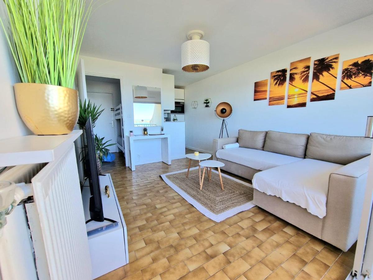 Appartement 1Ere Ligne Piscine Terrasse Au Bord De La Plage Front De Mer Avec 6 Velos Palavas-les-Flots Buitenkant foto