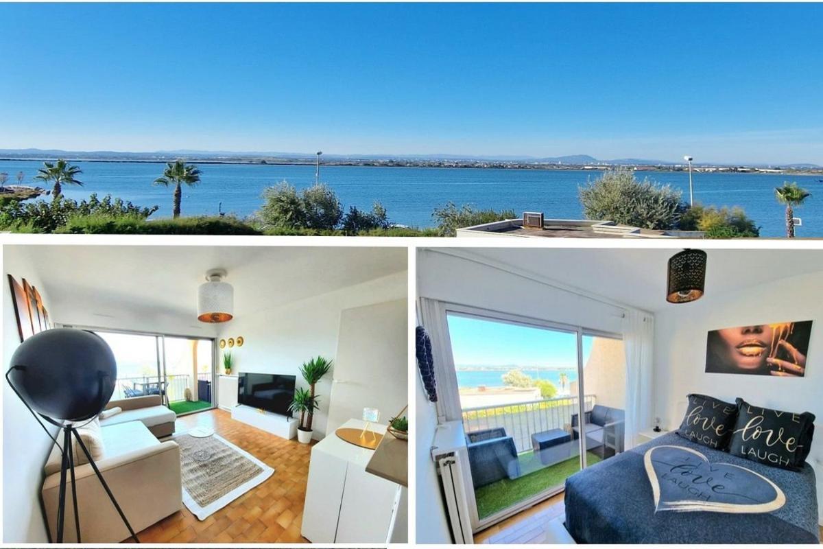 Appartement 1Ere Ligne Piscine Terrasse Au Bord De La Plage Front De Mer Avec 6 Velos Palavas-les-Flots Buitenkant foto